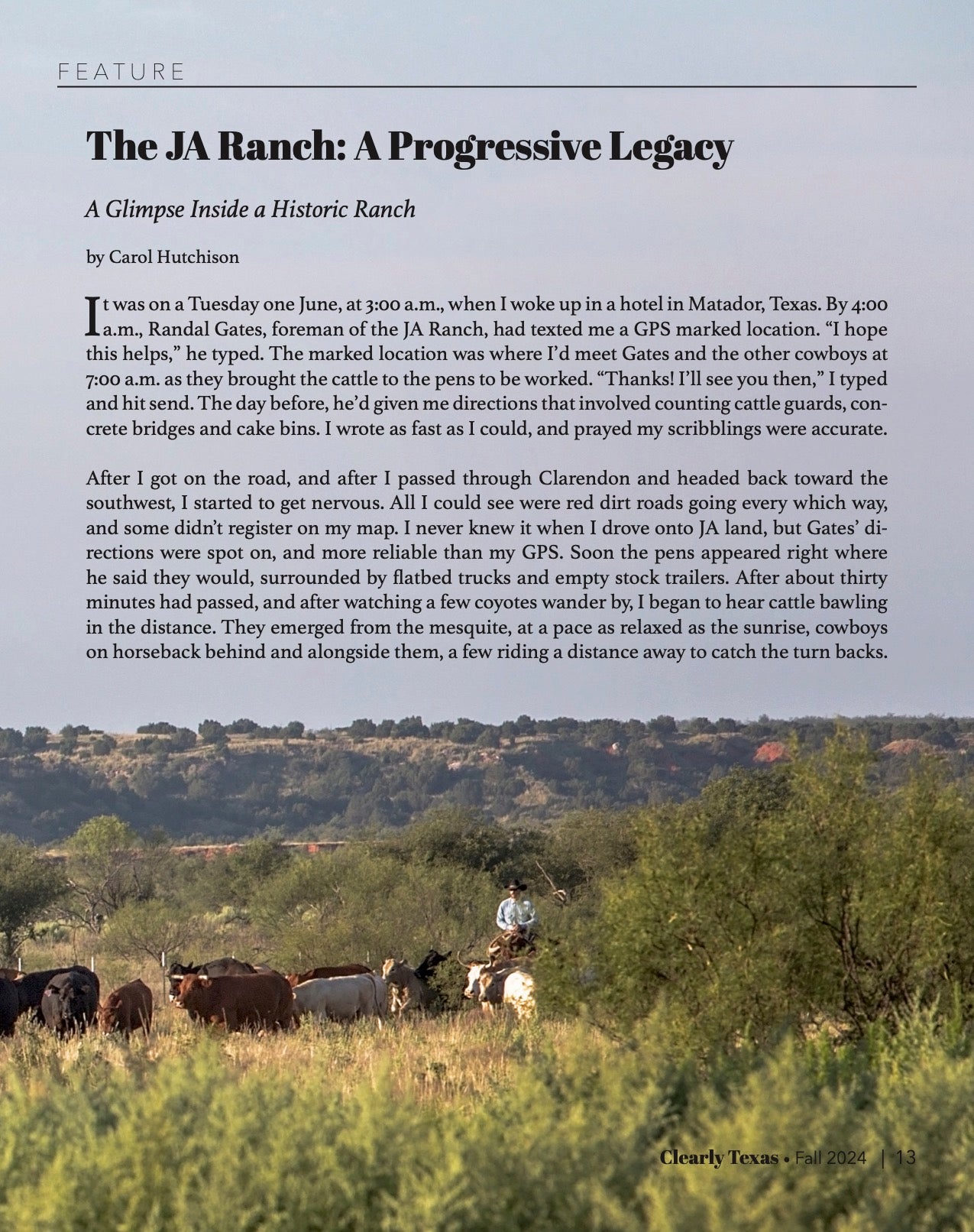 Clearly Texas Magazine - Fall 2024