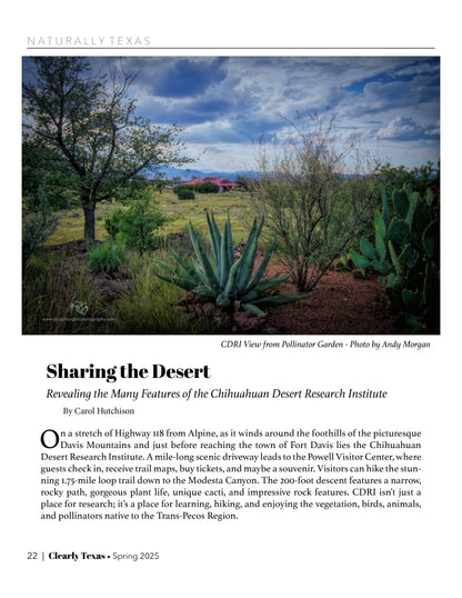 [NEW!] Clearly Texas Magazine - Spring 2025