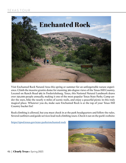 [NEW!] Clearly Texas Magazine - Spring 2025